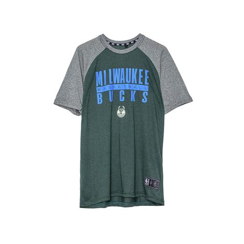 Camiseta Básica Masculina Estampada Milwaukee Bucks Verde N559A - NBA