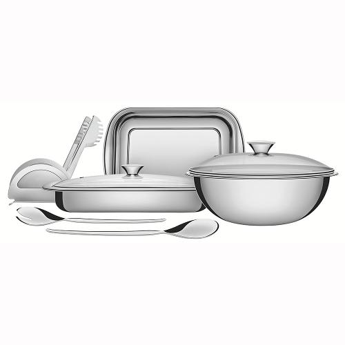 Kit para Cozinha Cosmos em Inox 7pçs - Tramontina