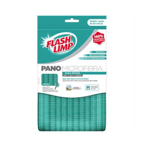 Pano de Microfibra para Móveis - FlashLimp