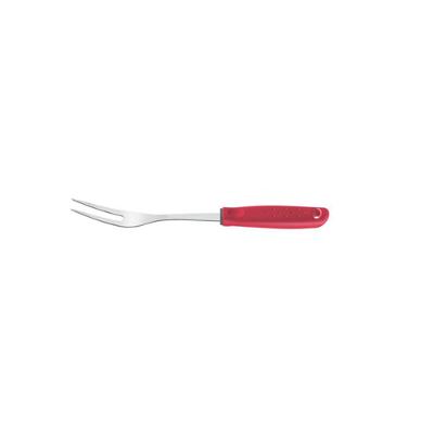 Garfo Trinchante Inox Utilita Vermelho  - Tramontina