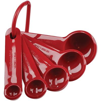 Conjunto de Colheres de Medidas Vermelha 5pçs - KitchenAid