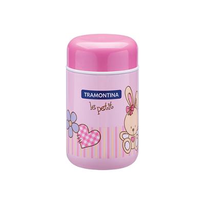 Pote Térmico Infantil em InoxLe Petit Rosa 400ml - Tramontina