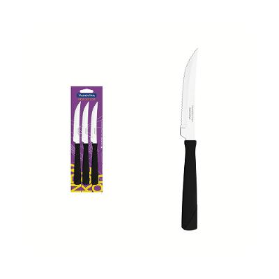 Conjunto de Facas para Churrasco New Kolor Preto 3pçs - Tramontina