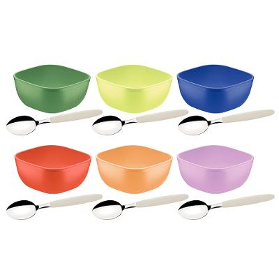 Jogo para Sobremesa Mixcolor em Polipropileno Colorido 12pçs - Tramontina
