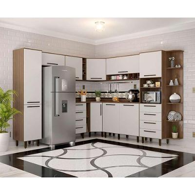 Cozinha Completa Evolution Plus 10 PT 8 GV Branco e Tannat