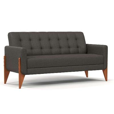 Sofá 3 Lugares Brooklin Linho Mescla 230 cm