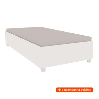 Base para Cama Box Solteiro Mônaco Neve