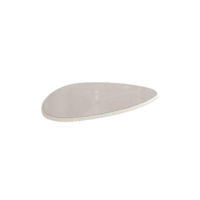 Tampo Orgânico para Mesa de Jantar com Vidro Peônia Off White 135 cm