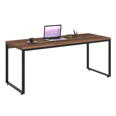Mesa de Escritório Kuandra Nogal e Preta