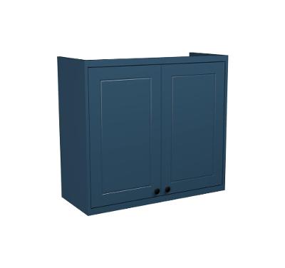 Armário Aéreo Évora 2 PT Azul Orion 80 cm