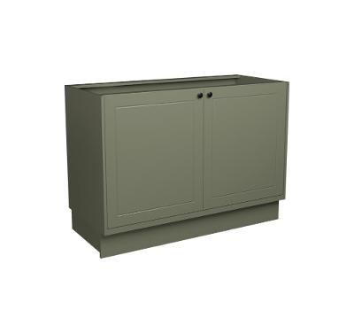 Balcão de Cozinha sem Tampo Évora 2 PT Verde Hill 120 cm