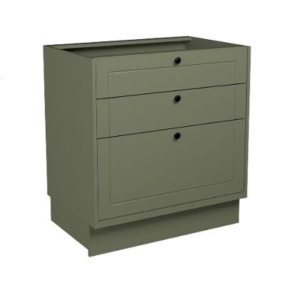 Balcão de Cozinha sem Tampo Évora 3 GV Verde Hill