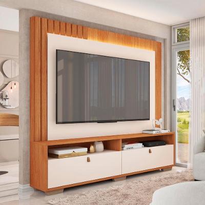 Estante para Home Theater e TV até 70 Polegadas Fox 2 GV Freijó e Off White