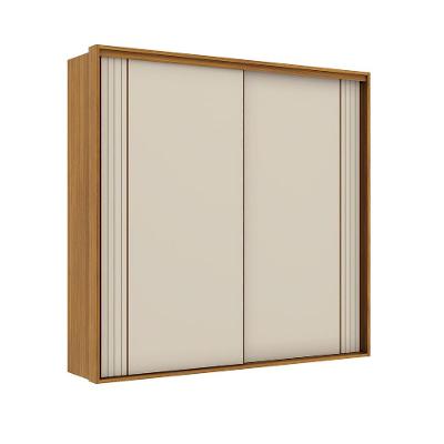 Guarda-Roupa Casal Imperium 100% MDF 2 PT 6 GV Freijó e Off White
