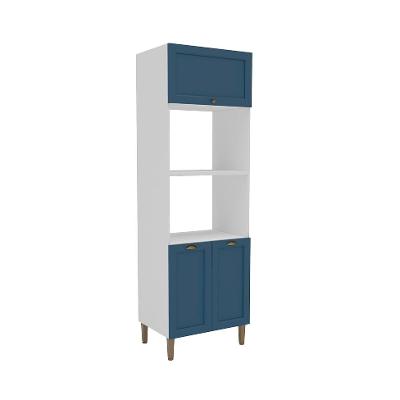 Paneleiro Lavanda 3 PT Azul e Branco
