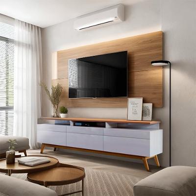 Rack Edy Off White e Nature 180 cm