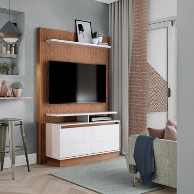 Painel para TV 40 Polegadas Woods Freijó com Off White 122 cm