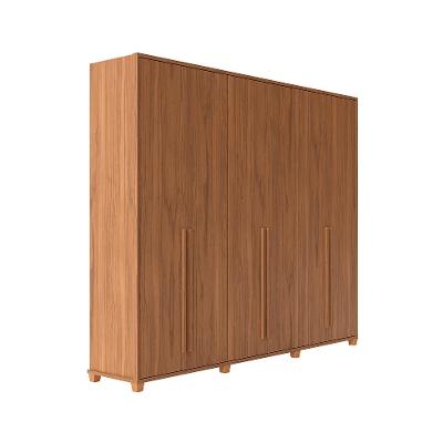 Guarda-Roupa Casal com Espelho Rockford 6 PT 6 GV Canela