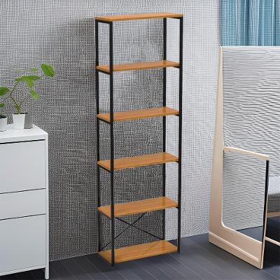 Estante Industrial State Amêndoa e Preta 60 cm