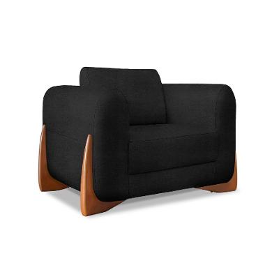 Poltrona Yves Bouclé Preta