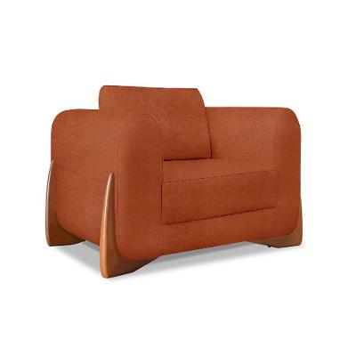 Poltrona Yves Bouclé Terracota