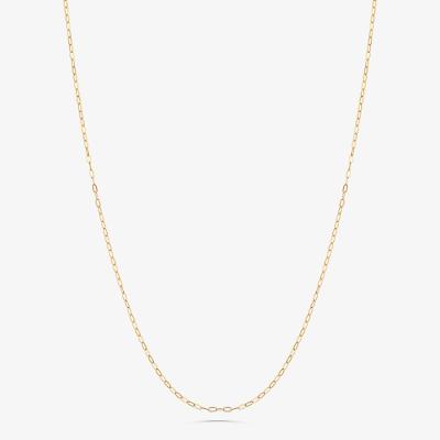Corrente Malha Zeta em Ouro Amarelo 18k - 50 cm