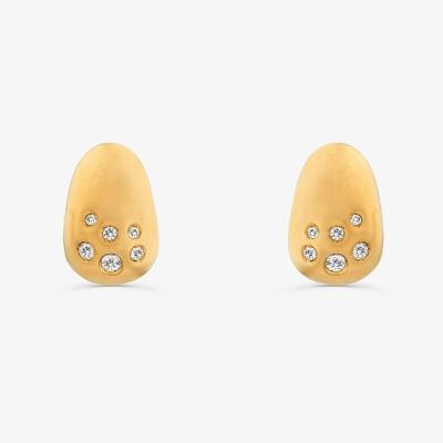 Brinco Midi em Prata 925 com Banho de Ouro Amarelo 18k