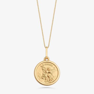 Pingente São Miguel Arcanjo em Ouro Amarelo 18k