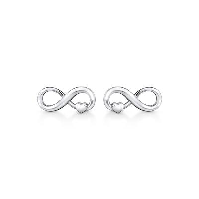Brinco Amor Infinito em Prata 925
