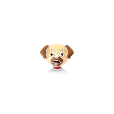 Charm Pug em Prata 925
