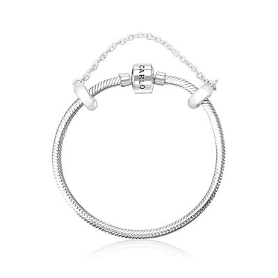 Pulseira ável Em Prata 925 Com Fecho Tradicional - 19,5 cm
