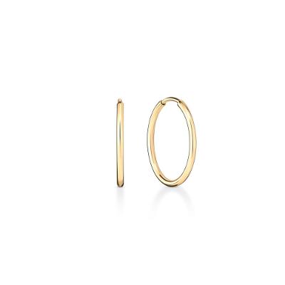 Brinco Argola Fio Redondo em Ouro Amarelo 18k - 17mm