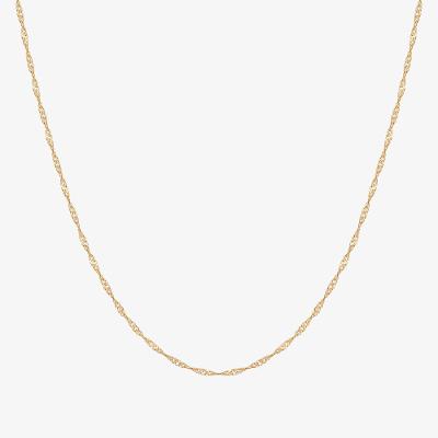 Corrente Malha Singapura em Ouro Amarelo 18k - 50 cm