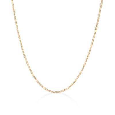 Corrente Malha Groumet em Ouro Amarelo 18k - 40 cm