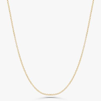 Corrente Malha Elo Portugueses em Ouro Amarelo 18k - 50 cm