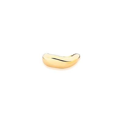 Piercing Arredondado em Prata 925 com Banho de Ouro Amarelo 18k