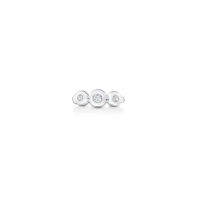 Piercing Círculos com Topázio In em Prata 925
