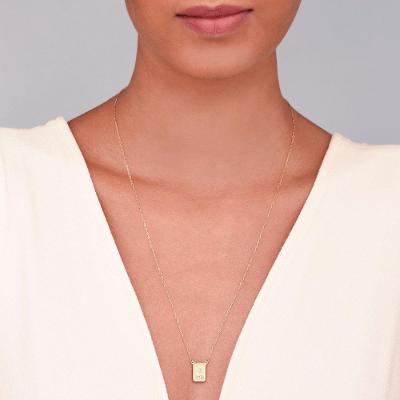 Escapulário Malha Cartier em Ouro Amarelo 18k