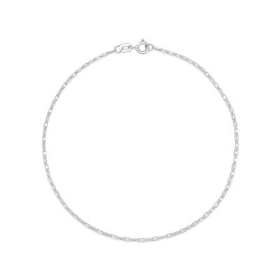 Pulseira Malha Piastrinni em Ouro Branco 18k - 21 cm