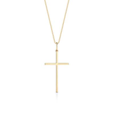Pingente Cruz em Ouro Amarelo 18k