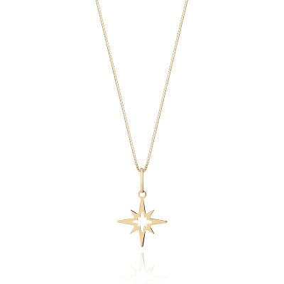 Pingente Estrela em Ouro Amarelo 18k