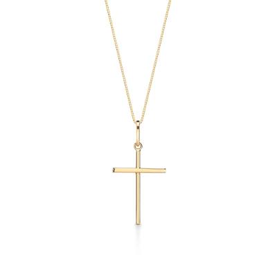 Pingente Cruz em Ouro Amarelo 18k