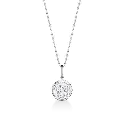 Pingente Medalha de São Bento em Prata 925