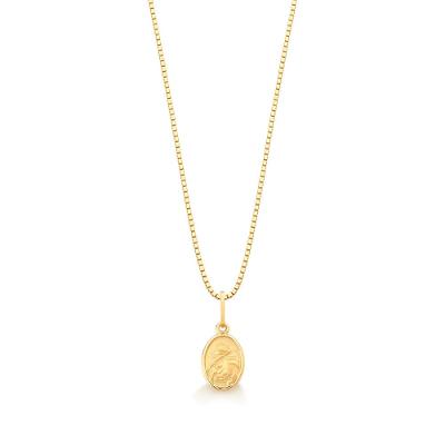 Pingente Santo Antônio em Ouro Amarelo 18k