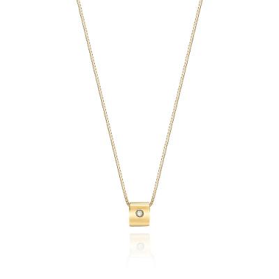Pingente Separador com Diamante em Ouro Amarelo 18k