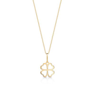 Pingente Trevo em Ouro Amarelo 18k