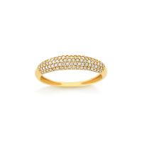 Anel com Diamante em Ouro Amarelo 18k - 1