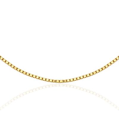 Corrente Malha Veneziana em Ouro Amarelo 18k - 50 cm
