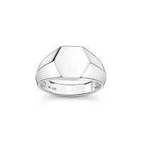 Anel Hexagonal em Prata 925 - 1