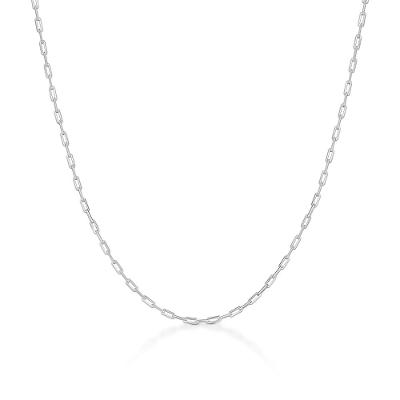 Corrente Malha Cartier em Ouro Branco 18k - 60cm